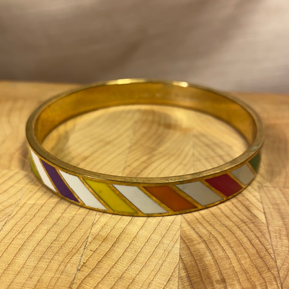 Kate Spade Flying Colors enameled bracelet rainbow - Picture 2 of 10
